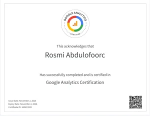 Google Ads certification – Freelance Digital Marketer in Qatar